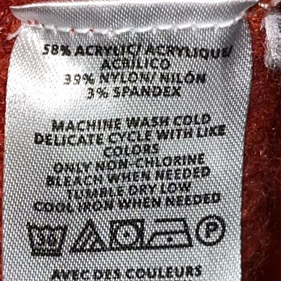 Loft Sweater Dress Sz Small Red Cowl Neck Long Sleeve Christmas Holiday - Picture 5 of 7